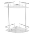 thumbnail image 2 of Shower Shelf, Waii-mounted Multifunctional Corner Shower Rack, For Bathroom Dormitory, 2 of 8