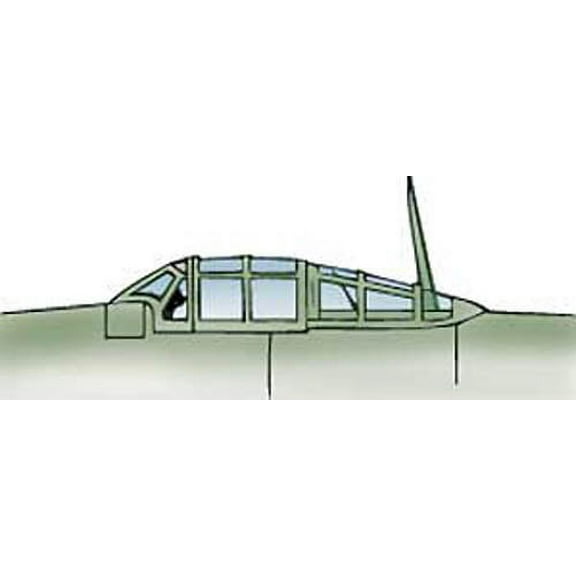 Mitsubishi A6M Zero Vacuform Canopy x2 for Hasegawa (1/72 model kit accessory)