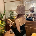thumbnail image 3 of Sombrero de pescador transpirable con circunferencia de 56-58 cm, se puede abrochar, sombrero de verano para mujer que cubre el rostro con protector solar, 3 of 5