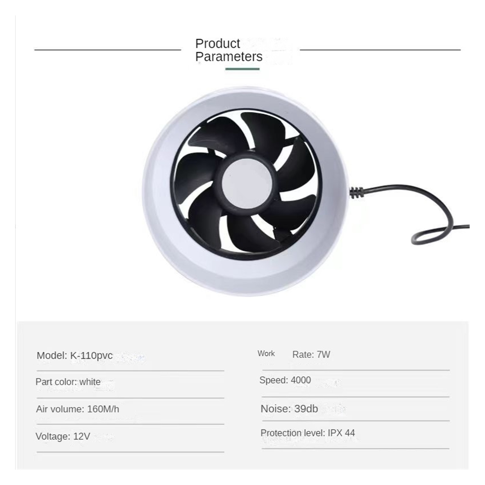 4inch Pipe Ceiling Window Exhaust Fan Ventilation Air Extractor For Bathroom Toilet Kitchen Duct Attic Blower Fans ,Energy-Efficient