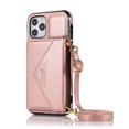 thumbnail image 3 of For Apple iPhone 11 (XI6.1) ELEGANT Wallet Case ID Money Holder Case Cover - Rose Gold, 3 of 7
