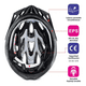 thumbnail image 2 of Casco De Bicicleta Unisex+luz De Bicicleta+2 Gafas+mascara Xtellar Negro M, 2 of 4