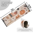 thumbnail image 5 of Yayeee Hallway Runner Rug 2'x6' Non Slip Machine Washable with Rubber Backing, Fall Acorns Pattern, 5 of 8