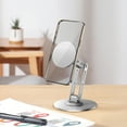 thumbnail image 5 of HBBKVI Phone Holder 3 - Foldable Metal Magnetic Mobile Phone Stand for Desk - Rotatable Multifunctional Stand for Live Streaming TV - Watching Phones Tablets, 5 of 6