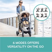 Evenflo Pivot Modular Travel System with LiteMax Infant Car Seat, Dusty Rose