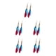thumbnail image 2 of Qarigey 2 uds pendientes cadena bohemio borla pendiente largo Retro pantalla ocio Casual joyería accesorios elegante para mujer Type2 NO2, 2 of 6