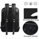 thumbnail image 3 of Vintage leather laptop backpack for men, large waterproof travel black backpack, 16 -inch 26-27s, 3 of 5