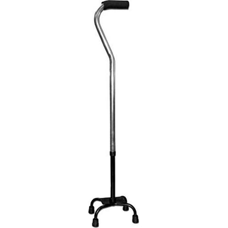 Adjustable Quad Cane Award Winning Adjustable Large Base Quad High Quality Walking Cane Aid Support Walking Stick ()