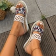 thumbnail image 5 of ATENAR Womens Sandals Comfortable Slide Women Sandals Open Toe Womens Shoes White 5.5, 5 of 8