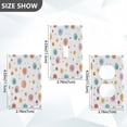 thumbnail image 2 of Light Switch Cover Switch Plate Outlet Cover Plug Cover for Electrical Unused Outlet Cover Small Watercolor Splashes and Dots, 2 of 6