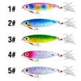thumbnail image 5 of Cebo de hierro Luya de largo alcance, simulación de caída, cebo falso, cebo de cabeza roja con lentejuelas de metal, anzuelo doble, pesca con movimiento lento, 5 of 5