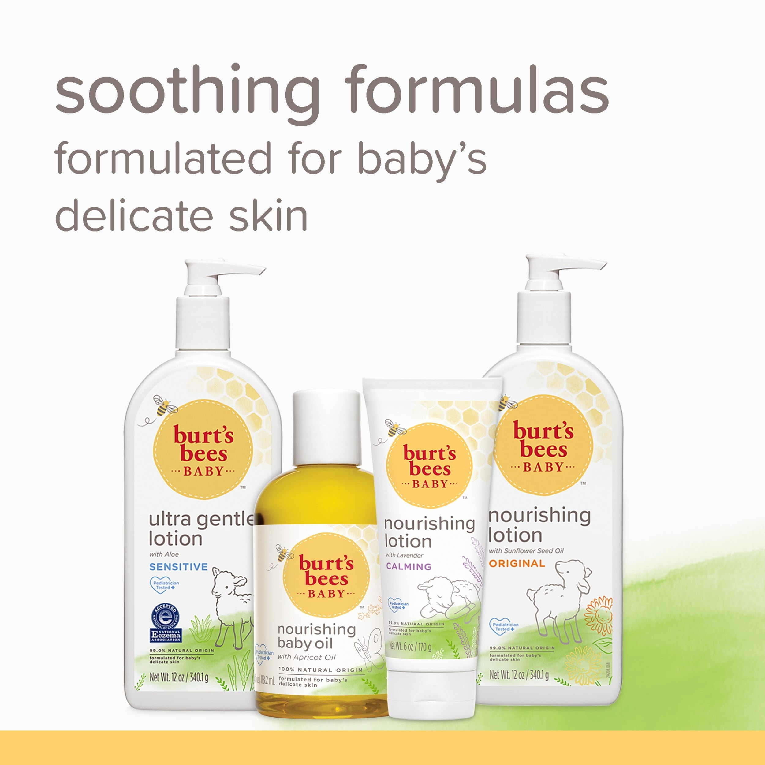 Burt's Baby Nourishing Baby Oil, 100% Natural Origin Baby Care - 4 Bottle - Walmart.com
