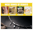 thumbnail image 3 of Jeweler Saw Kit Includes V-Slot Bench Pin Clamp, Adjustable Saw Frame and Piercing Handle Saw Blade Jewelry Tools, 3 of 5