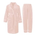 thumbnail image 5 of Sngxgn Women's Cotton Nightgown Sleepwear Long Sleeves Shirt Casual Print Sleepdress(Pink,M), 5 of 5