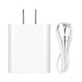 thumbnail image 1 of Cargador de Pared USB C a C NikouMX Adaptador de Carga Rápido PD 3.0 18W 100-240V, 1 of 8