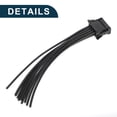 thumbnail image 4 of 1 Juego de Conector de Cable del Resistor del Motor del Ventilador para Renault Megane Impermeable No.8200729298 Negro, 4 of 6