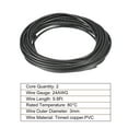 thumbnail image 6 of Uxcell 24AWG Electrical Wire 2 Conductors UL2464 Tinned Copper 9.8Ft Low Voltage Case Flexible Extension Power Cord, 6 of 6