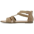thumbnail image 3 of Journee Womens Florence Gladiator Flat Sandals, 3 of 10