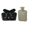thumbnail image 4 of Hot Water Bottle Set - 10"x6.3" Rubber Heating Pad with Waist Belt, 1000ml for Pain Relief Menstrual Cramps, Leak-Proof Warm Compress, 4 of 6