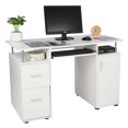 thumbnail image 2 of O'force One Door Two Drawers Computer Desk White, 2 of 8