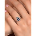 thumbnail image 4 of Gem Stone King 14K White Gold Green Mystic Topaz Solitaire Engagement Ring for Women | 3.21 Cttw | Pear Shape 12X8MM | Gemstone November Birthstone | Size 6, 4 of 6