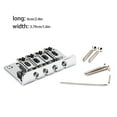 thumbnail image 4 of Justharion 4 Cordes Basses en Forme de L Pont de Selle Résistant à l'Usure Guitare Argent Guitares Tremolo Outils Pièces Accessoires, 4 of 6