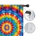 thumbnail image 4 of Blackout Kids Curtains,Colorful Tie Dye Floral Mandala Childrens Insulated Curtains Set Of 2,Bedroom Essentials,Toddler Room Decor 42"x54", 4 of 5