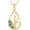 2_Gold, variant on Boho Turquoise Necklace S925 Sterling Silver Moon Phase Sun Cactus Western Turquoise Jewelry Birthday Christmas Day Gifts for Women