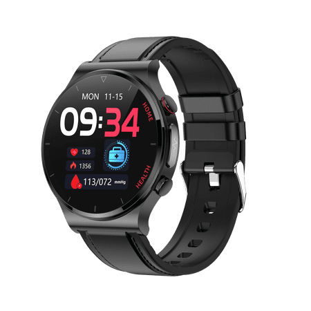 Smart Watch Fitness Tracker 1.32 Inch IPS HD TFT Touch Screen Pedometer Weather Message Push/Reminder Multi-Sports Mode Smartwatch