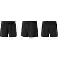 thumbnail image 3 of Stamzod Summer Gym Shorts Men Slid Color Elastic Waist Basic Workout Short Loose Casual Running Shorts with Pocket Plus Size Mens Clothes Black B XL, 3 of 6