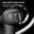 thumbnail image 3 of Gear Shift Lever Knob Cover, Bright Black Gear Shift Knob Cover Easy Clean Carbon Fiber  for Cooper R55 R56 R57 R58, 3 of 7