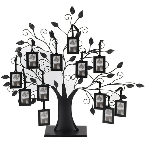 Leylor Cadre Photo - Arbre d'affichage de Cadre de Photos de Famille à la Mode avec Cadres Photo Suspendus Décor à la Maison(with 12 6.4 * 4.6cm Photo Frames)