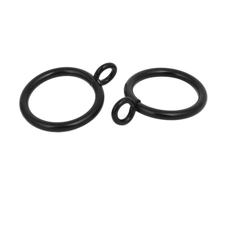 Rideaux oeillet Rideau métallique noir Anneaux de 28 mm Diamètre intérieur 16 Rideaux oeillet Rideau métallique noir Anneaux de 28 mm Diamètre intérieur 16