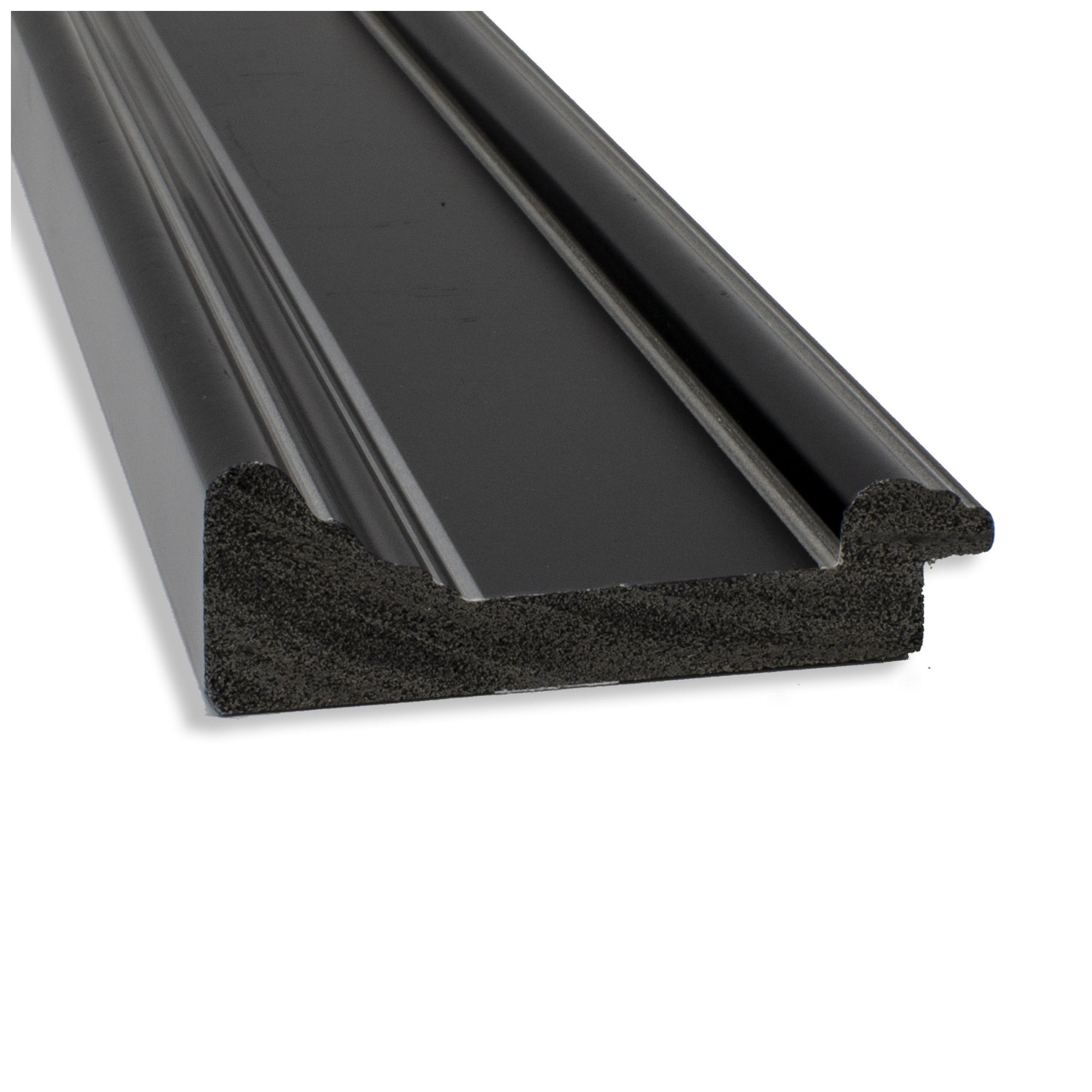 Amanti Art Grey Cork Board Framed Ridge Black Bulletin Board 42 in. x 30 in.