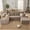 Camel, variant on LUCKHAO 167.7" U-Shaped Modular Sectional Sofa,No Assembly Required,Deep Seat Corduroy Cloud Couch for Living Room & Bedroom,Camel