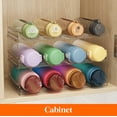 thumbnail image 4 of Lifewit Stackable Water Bottle Organizer for Cabinet, Water Bottle Holder, 3Pack, Hold 12 Bottles, 4 of 6