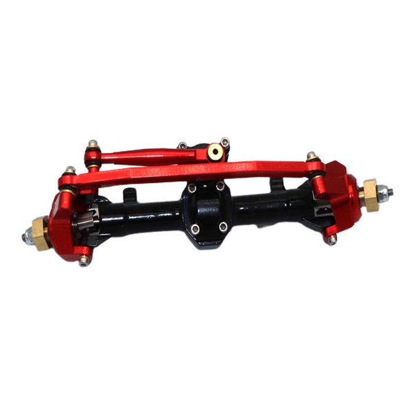 Compatible Con 1/24 Rc Crawler 4Wd Axial Scx24 90081 Aleación De Aluminio Eje Delantero Y Trasero Accesorios De Actualización Kearding EL018132-05