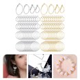 thumbnail image 2 of MIANGASTORE 96Pcs Earrings Beading Hoops Earring Finding Open Bezel Pendant Frame Jewelry Supplies, 2 of 5