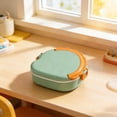 thumbnail image 4 of Tepsmf Lunch Box 800ml Leak Proof Bento Container with Divided Compartment for Kids and Adults School Picnic Work Meals, 4 of 4