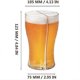 thumbnail image 2 of 4-in-1 Beer Glass Mug Set Super Schooner Party Mug, 2 of 4