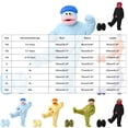 thumbnail image 3 of Ulanda Funny Big Mouth Monster Onesie for Kids Silly Monster Onesies with Shoes Soft Plush Jumpsuit Cozy Halloween Outfit (Purple, XXL), 3 of 7