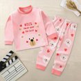 thumbnail image 2 of UAYOTSE Baby Boys Girls Soft Pajama Set 3 6 12 18 24 Months 2T 3T 4T 5T fit Pjs Breathable Fall Home Wear Sleepwear Size 3-4 Years, 2 of 4