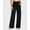 Black, variant on Rosvigor Wide Leg Yoga Pants Women High Waisted Pants Loose Casual Pants with Pockets
