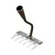 thumbnail image 2 of Removedor de rastrillo de jardín, mango ergonómico, jardinería, herramienta de desmalezado manual 6 dientes, 2 of 8