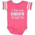 thumbnail image 3 of Inktastic I Love My Daddy with Hearts Boys or Girls Baby Bodysuit, 3 of 5