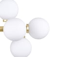 thumbnail image 6 of CWI Lighting Arya 17-light Contemporary Metal Wall Sconce in Satin Gold, 6 of 8