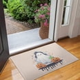 thumbnail image 2 of Happy Halloween Pumpkin Ghost Door Mat Decorations Pumpkin Skull Bat Spider Welcome Mat Retro the Indoor Door Mat/Outdoor Crystal Velvet 30x17 Inches, 2 of 7