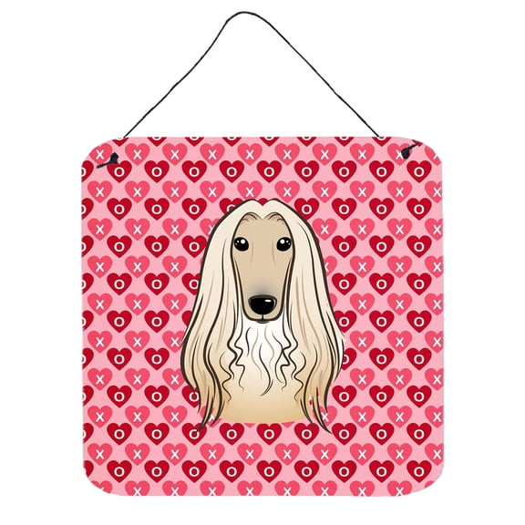 Carolines Treasures BB5314DS66 Afghan Hound Wall or Door Hanging Prints 6HX6W multicolor