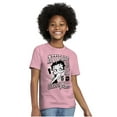 thumbnail image 4 of Betty Boop Kanji Hashtag Attitude Girls Kids T Shirt Tees Teen Brisco Brands XS, 4 of 6