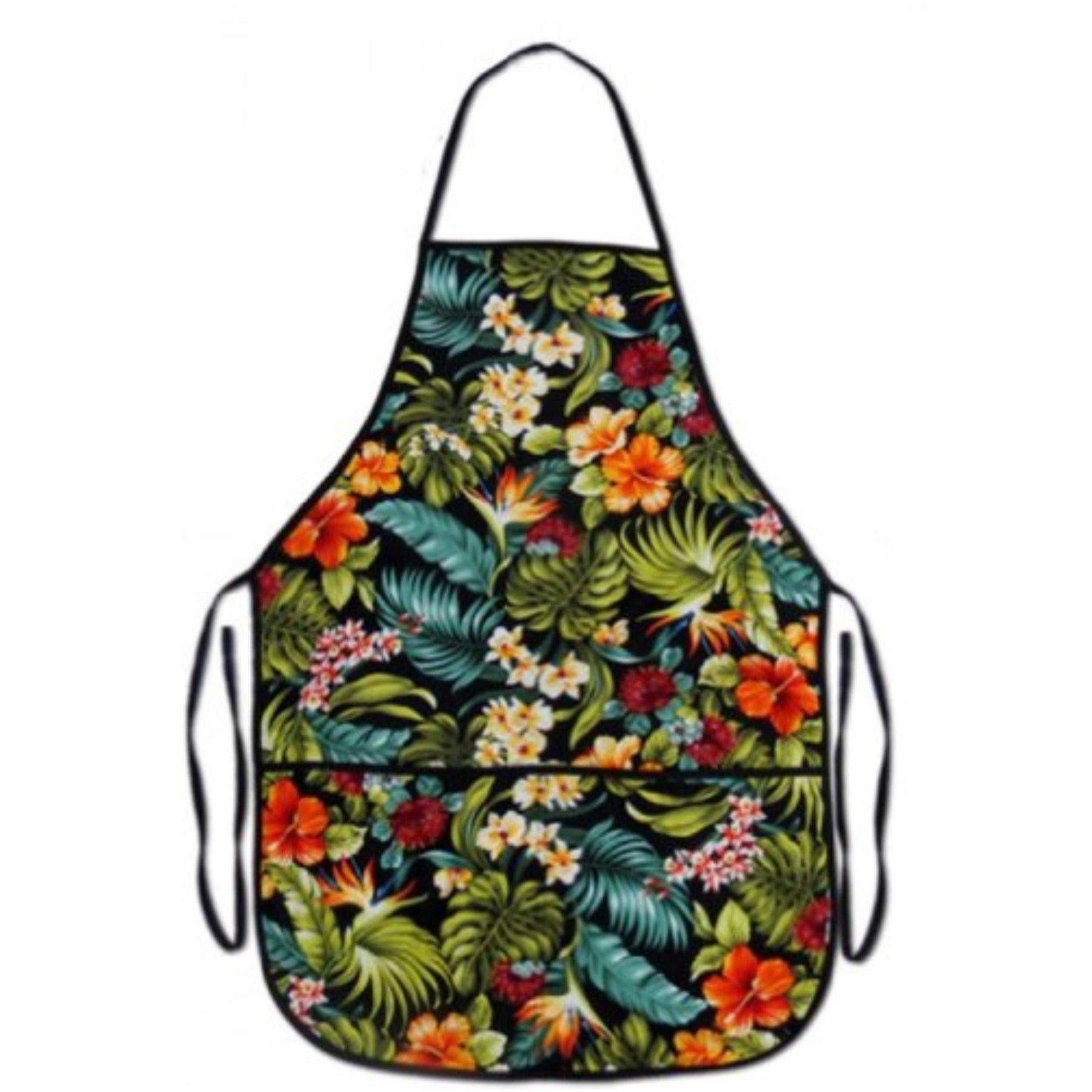 Hawaiian Fabric Apron Tropical Isle